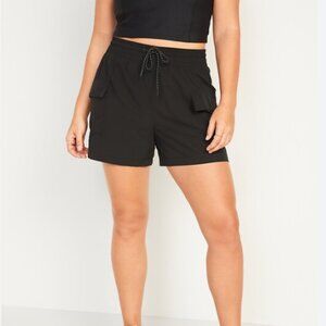 SHORTS High-Waisted StretchTech Cargo Shorts for Women -- 5-inch inseam